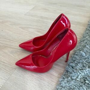 Elegant Red Stiletto Heels